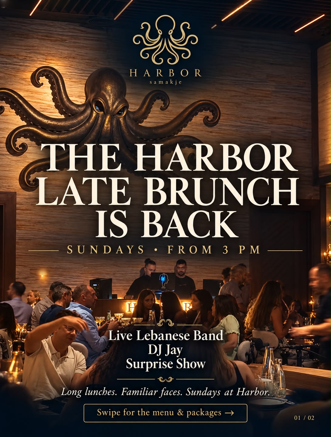 The Harbor Late Brunch poster